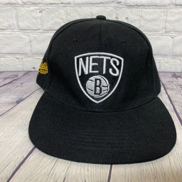 Brooklyn Nets Snapback Hat Cap Black Miller Genuine Draft Beer NBA Basketball - Picture 5 of 8